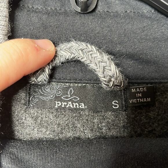 Prana Lucia Mock Neck Pullover Grey size Small - Picture 4 of 5
